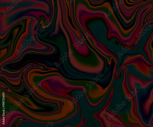 Abstract Liquid Color Swirl Texture Psychedelic Background