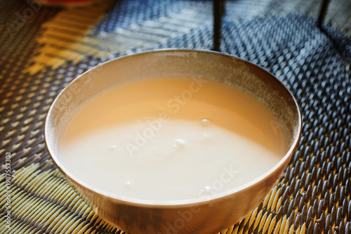 A bowl of camel ;ilk