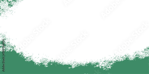 Green grass frame and nature border background with a winter christmas snowflake vector design and blue water splash bubble pattern illustration texture