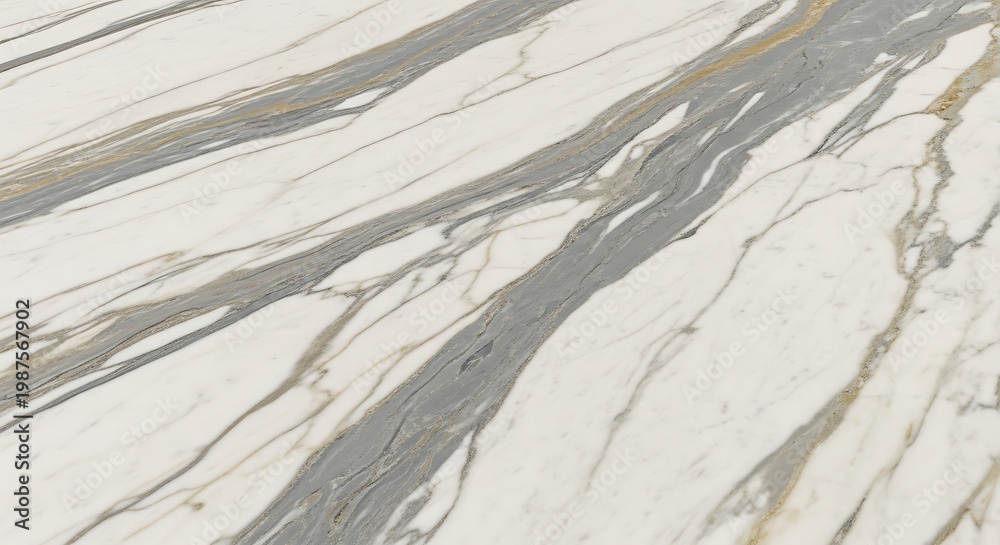 Obraz premium Marble surface with gray and pink veins.