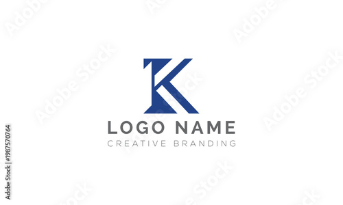 Free Download Bold serif letter k corporate logo design with branding corporate business - GFXLoad