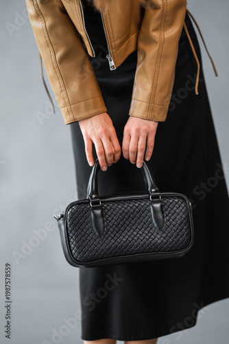 Wallpaper Mural Sophisticated Caucasian Woman Displaying Accessories During Retail Shopping Scene With Elegance Torontodigital.ca