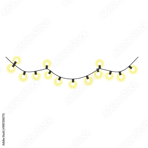 String of Outdoor Holiday Lights