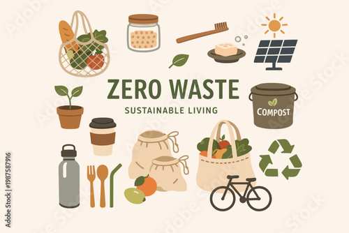 Zero waste sustainable living: eco-friendly practices and reuse strategies