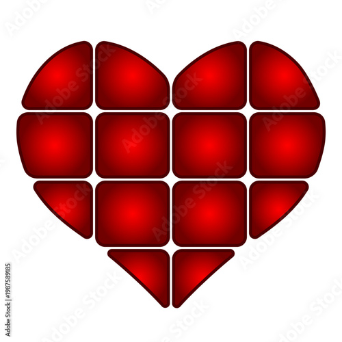 Abstract heart illustration