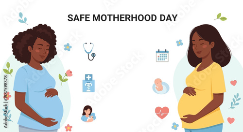 Safe Motherhood Day pregnant women health.