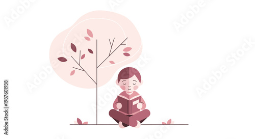 Little girl sitting cross legged outside.