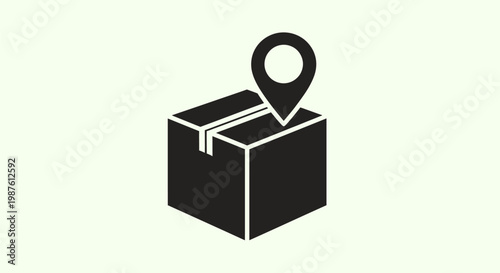 Black Box with Location Pin.