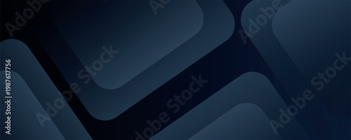 Minimalist background with overlapping glowing geometric layers. Modern concept for cover, banner, brochure, presentation and website. Vector illustration vol. 2