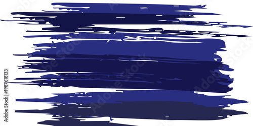 Canvastavla Abstract Blue and White Grunge Background with Halftone Style