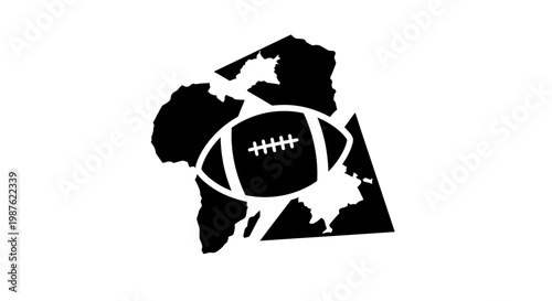 American Football Georgia Team Sports.