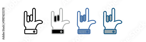 
maloik icon set multiple style collection with hand design