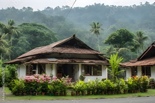 traditional house in the village
