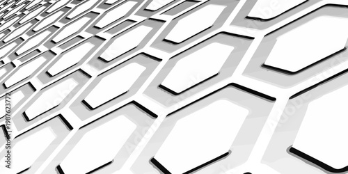 abstract black white stripe line. geometric hexagon texture background. polygon pattern. retro styled concept.