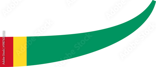 Billede på lærred guinean flag