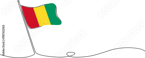 Fotografi guinean flag
