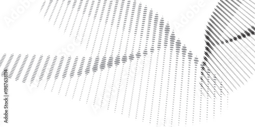 Monochrome printing raster, abstract halftone background.