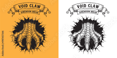 Void Claw Dimension Break Monster Hand Ripping