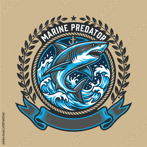 Shark Marine Predator Ocean Animal.