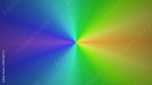 Colorful gradient background with blue, green, and orange hues blending together smoothly