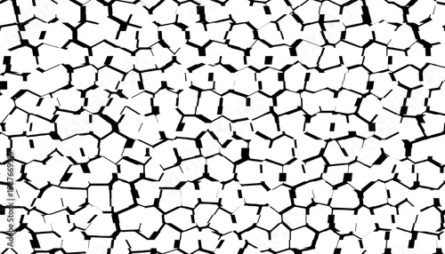 Black and white abstract grunge pattern with glitch effect for sporty and modern background. Fully editable vector element. Vector Format Illustration 