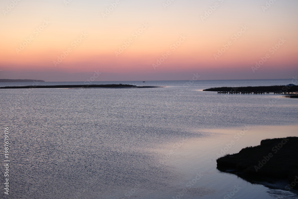 Obraz premium sunset bay