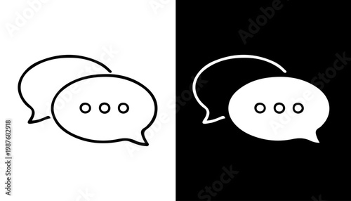 Dialogue Bubbles: A striking visual representation of conversation and communication, perfectly illustrating dialogues and discussions.