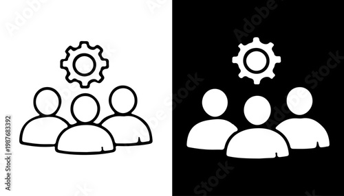 Teamwork in Progress: Conceptual depiction of collaborative effort and synergy, showing the interplay between individuals and systems