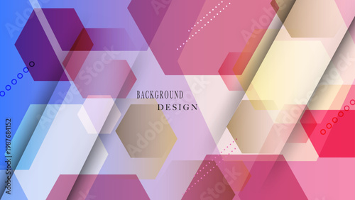 Geometric background colorful shape