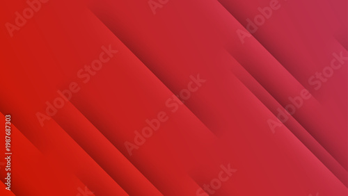 Energetic red gradient background with sharp diagonal layers and shadows for bold advertising and marketing