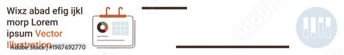 Business strategy, workflow planning, data analysis, statistics monitoring, presentations, marketing reports. a report page with a graph and text layout. Business strategy and data analysis
