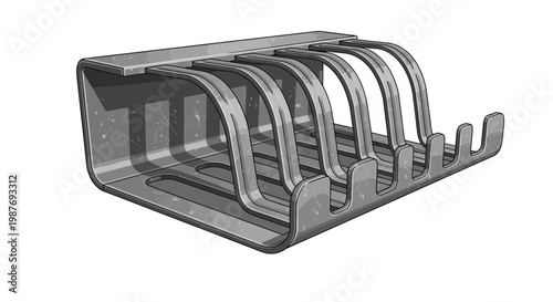 Metal Toothbrush Holder