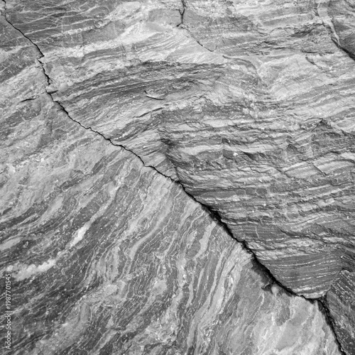 Black and white stone surface. Rock texture background