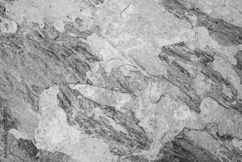 Black and white stone surface. Rock texture background