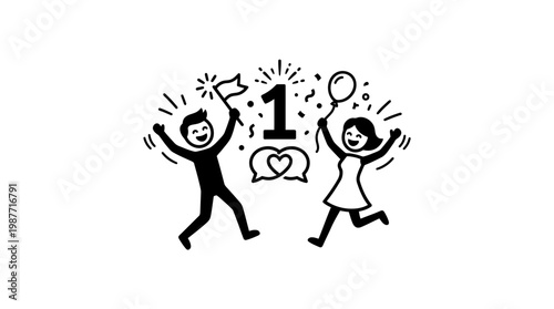 Celebrating First Anniversary With Joy and Love