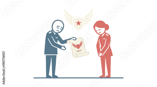 Air Force Personnel Receiving Bad News