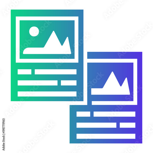 duplicate Gradient icon