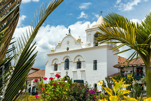 Sotaquirá, Boyacá - Colombia. March 4, 2026. Our Lady of the Rosary Parish is a Colombian Catholic church.