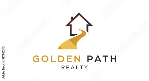 Golden Path Realty Logo Design.