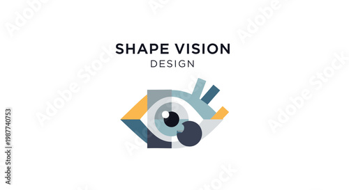 Shape Vision Design Logo Graphic.