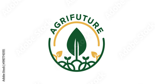 AgriFuture logo representing agriculture, nature, and sustainable farming practices for the future.