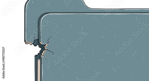 Damaged File Folder