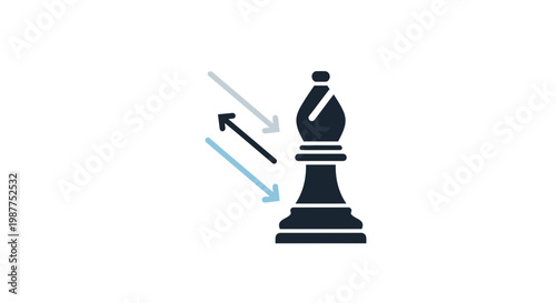 Black Chess Piece King Closeup.