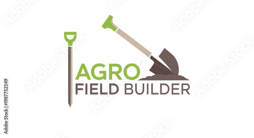 Agro Field Builder Logo Design.