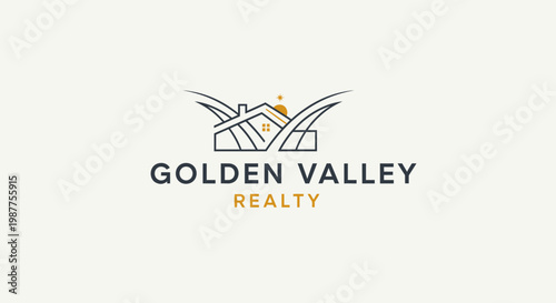 Golden Valley Realty Logo Design.