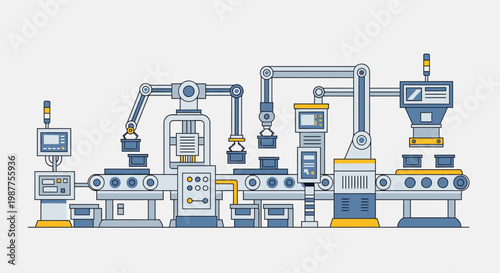 Industrial machinery manufacturing equipment factory.