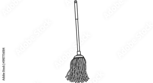 broom isolated on white