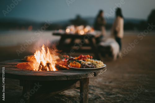 captivating portrait of person set against expansive savanna softly blurred for ethereal touch