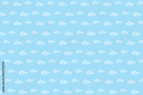 blue sky cloudy pattern background