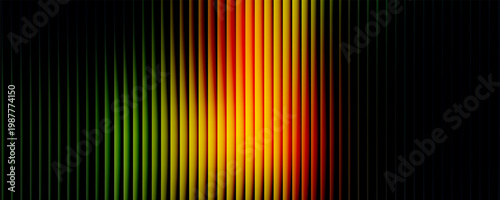 Ripple gradient background design. Modern distortion ripple glass texture effect. Abstract fractal effect ribbed glass texture with vibrant gradients smooth fluted horizontal vector bg.